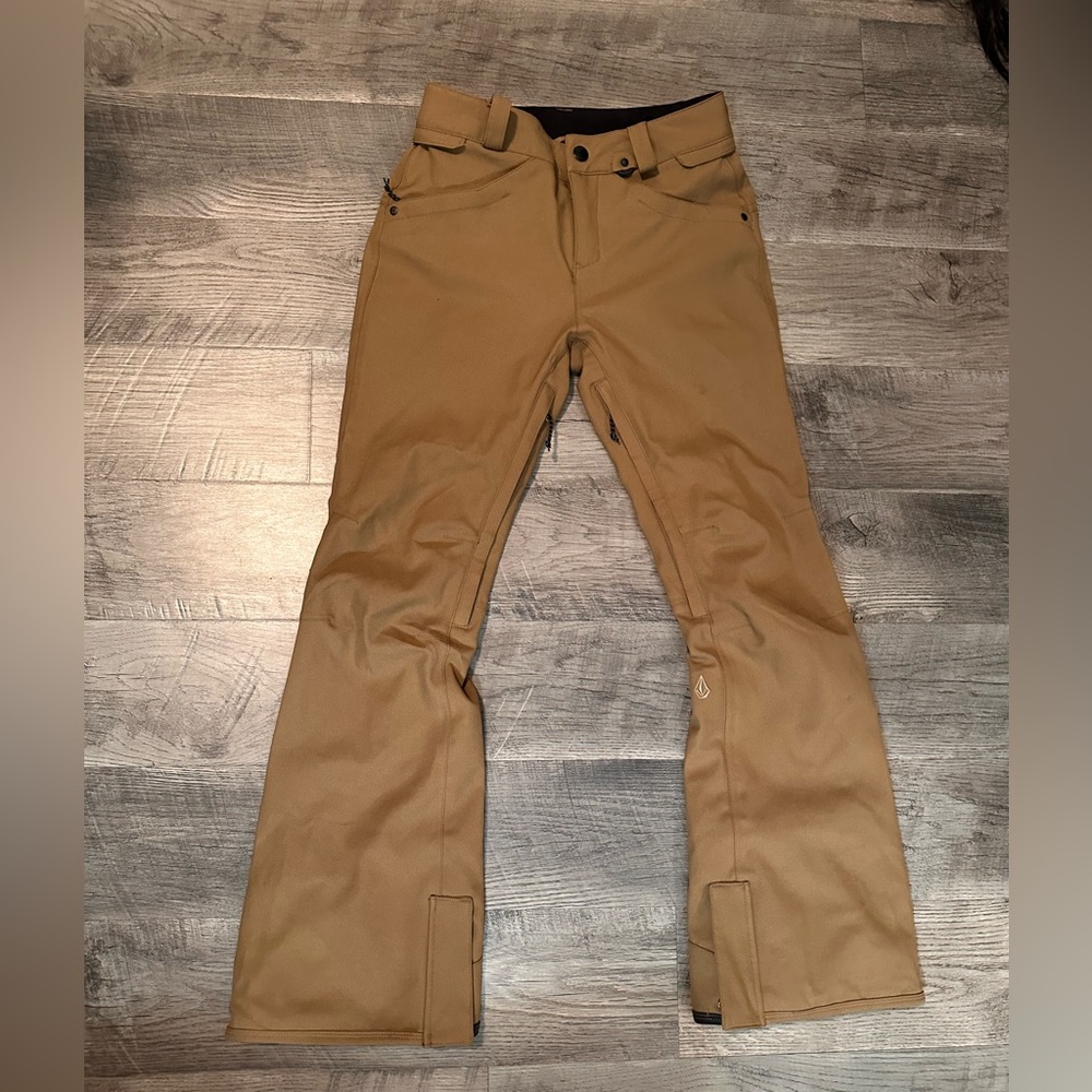 Khaki Volcom Snowboard Pants